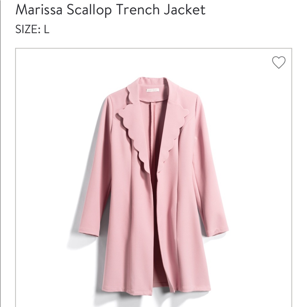 Blush trench coat